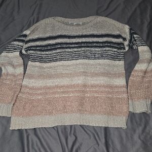 Cupcakes and Cashmere Reena Knit sweater Womens Small latte wool mohair blend